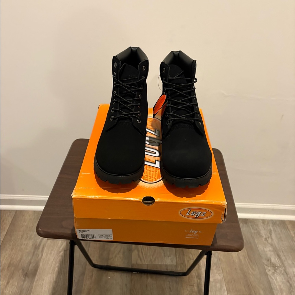 Lugz Men's Black Boots size 11.5